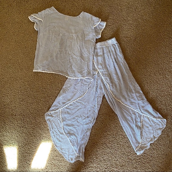 Japna Lounge Striped Pajama set - Picture 1 of 7